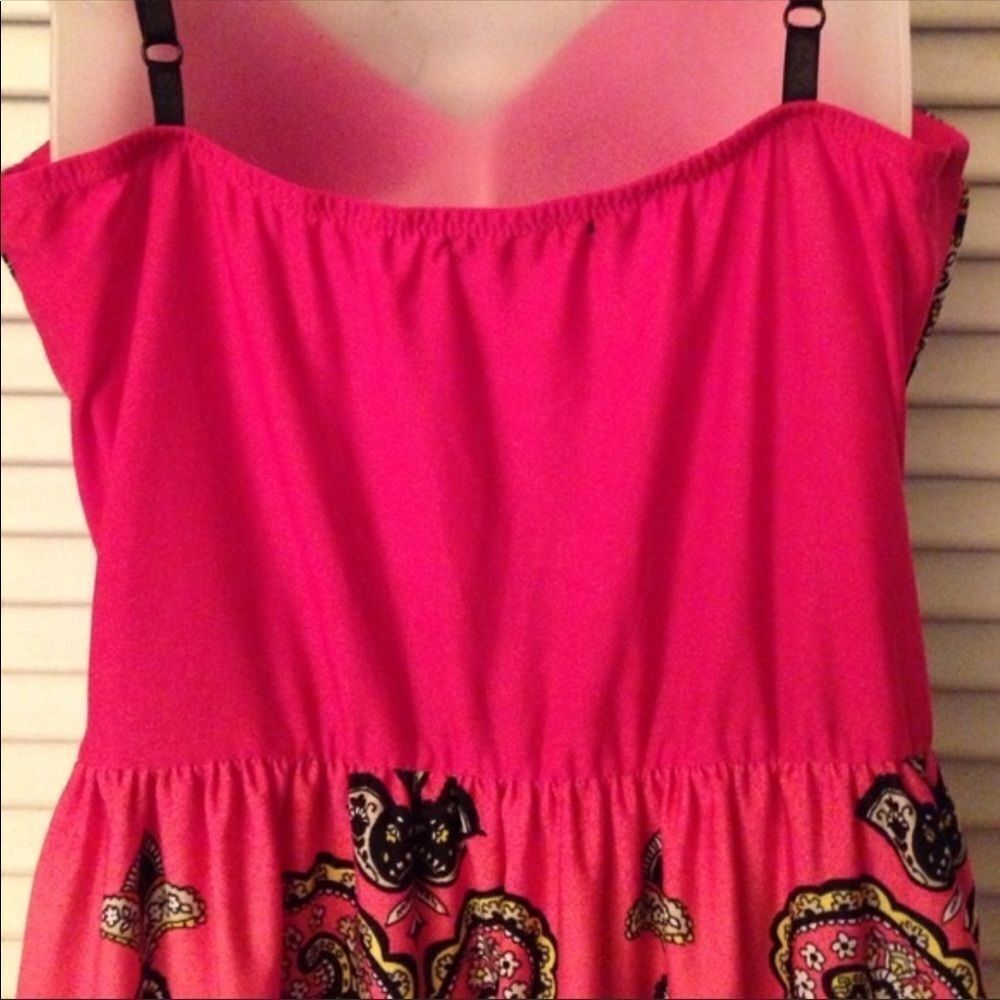 Maurices Bright Colored Spring/Summer Dress, M - Picture 3 of 4